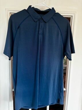 RHONE Men's Navy Polo Performance Shirt
